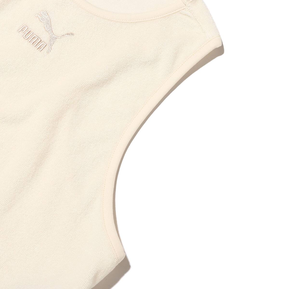 PUMA CLASSICS TOWELING CROP TOP PRISTINE（プーマ クラシックス