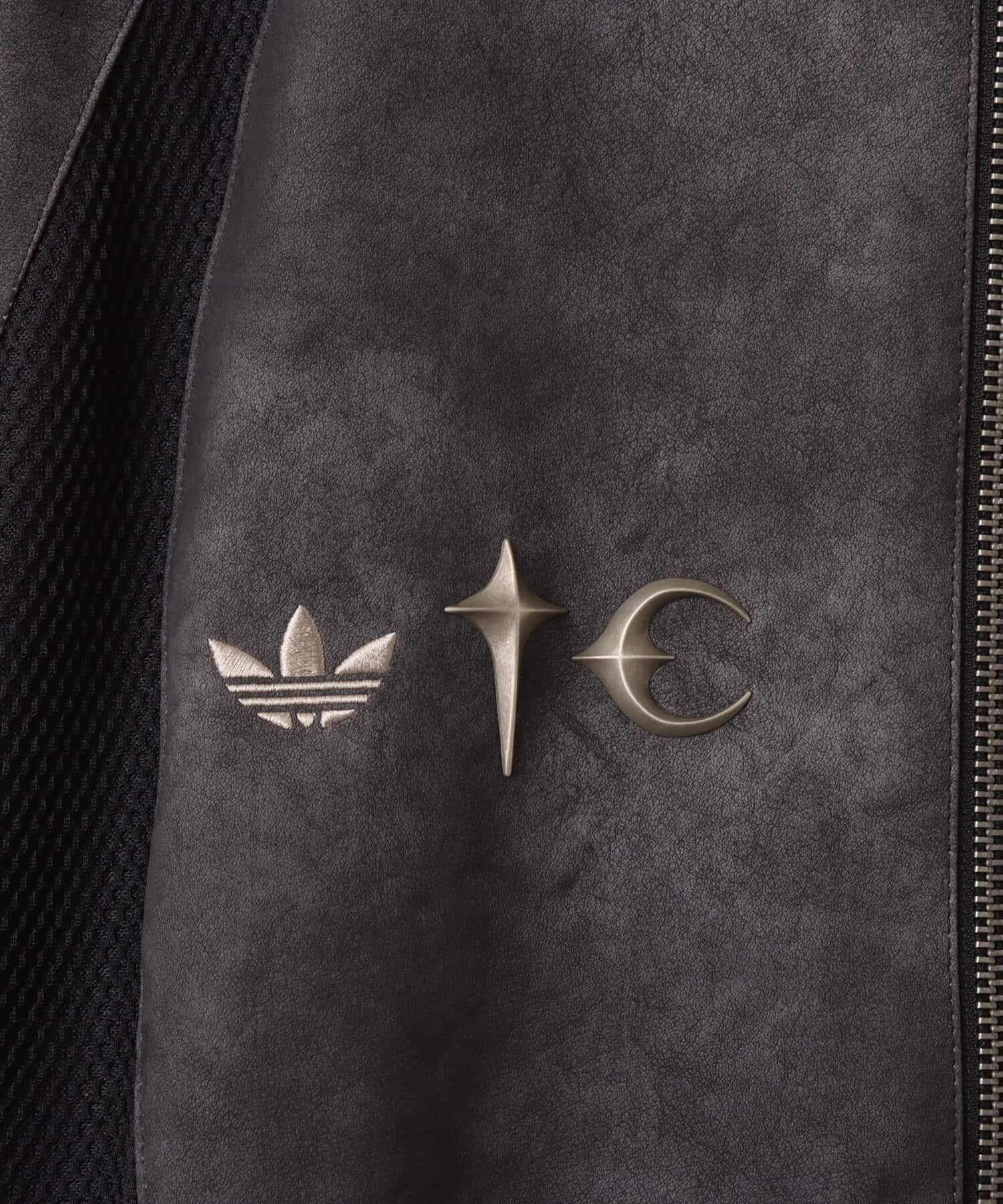 adidas THUG CLUB TEAMGEIST FAUX LEATHER JACKET ブラック