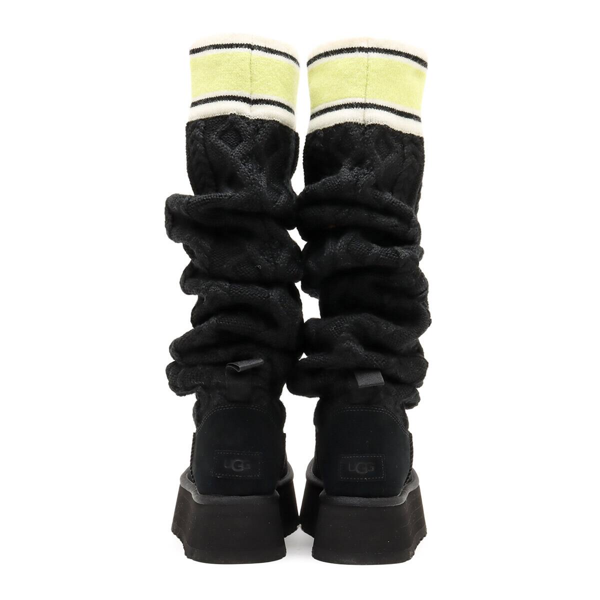 UGG W CLASSIC SWEATER LETTER TALL BLACK （アグ クラシック セーター