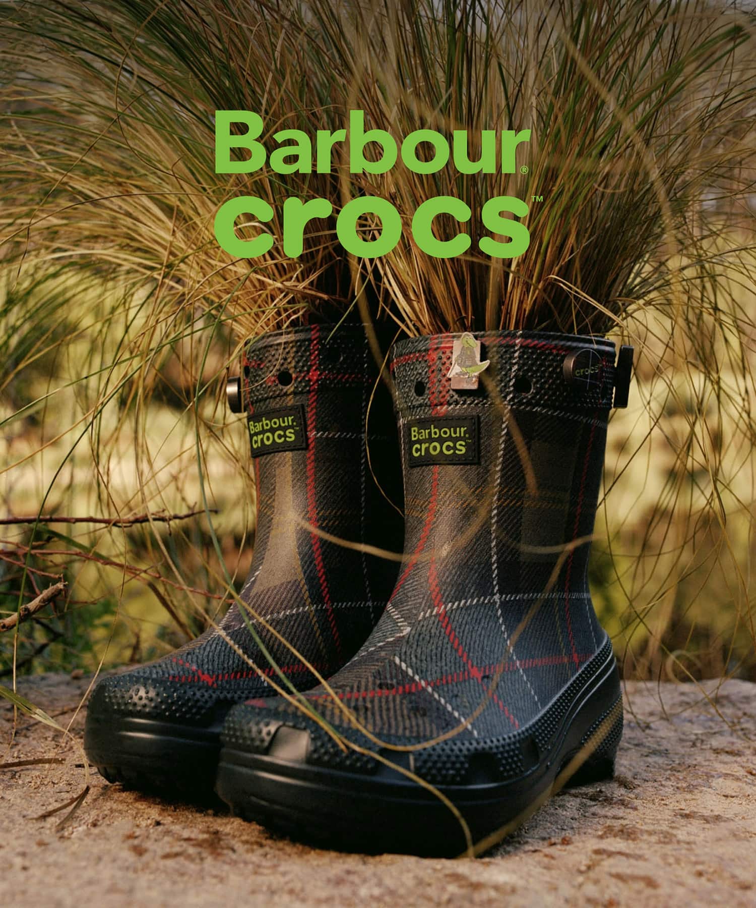 crocs x Barbour x Classic Boot Kelp（クロックス x バブアー x