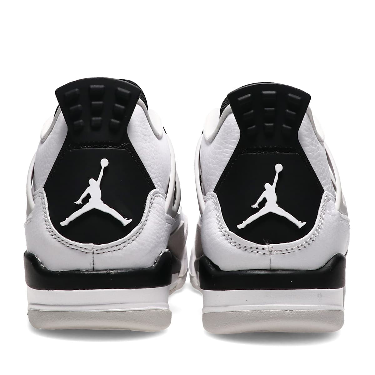 JORDAN BRAND AIR JORDAN 4 RETRO (GS) WHITE/BLACK-NEUTRAL GREY 22SU