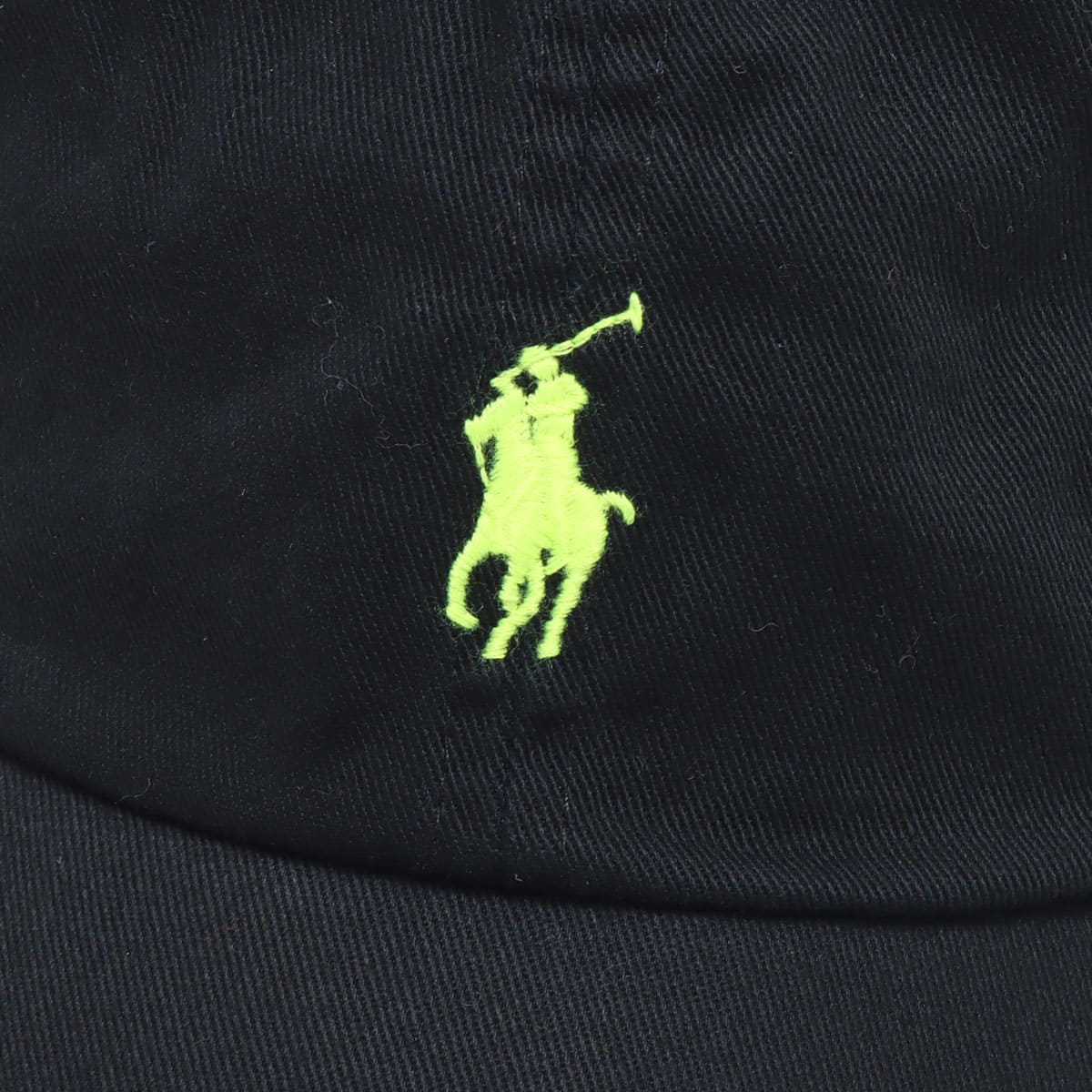 POLO RALPH LAUREN CLASSIC SPORT CAP BSR BLACK W/ NEON PINK PP 22SS