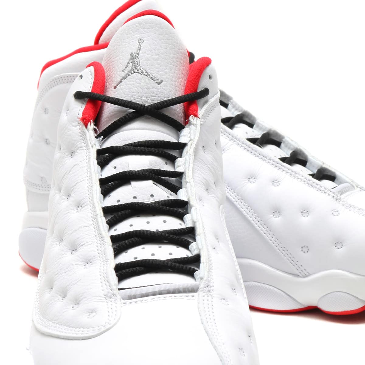 JORDAN BRAND AIR JORDAN 13 RETRO WHITE/METALLIC SILVER-UNIVERSITY