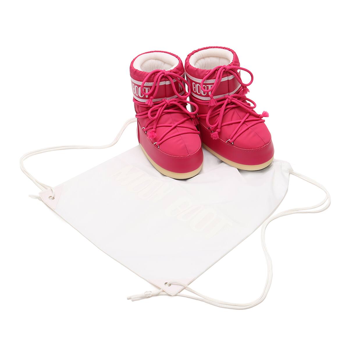 MOON BOOT MB ICON LOW NYLON PINK （ムーンブーツ エムビー アイコン