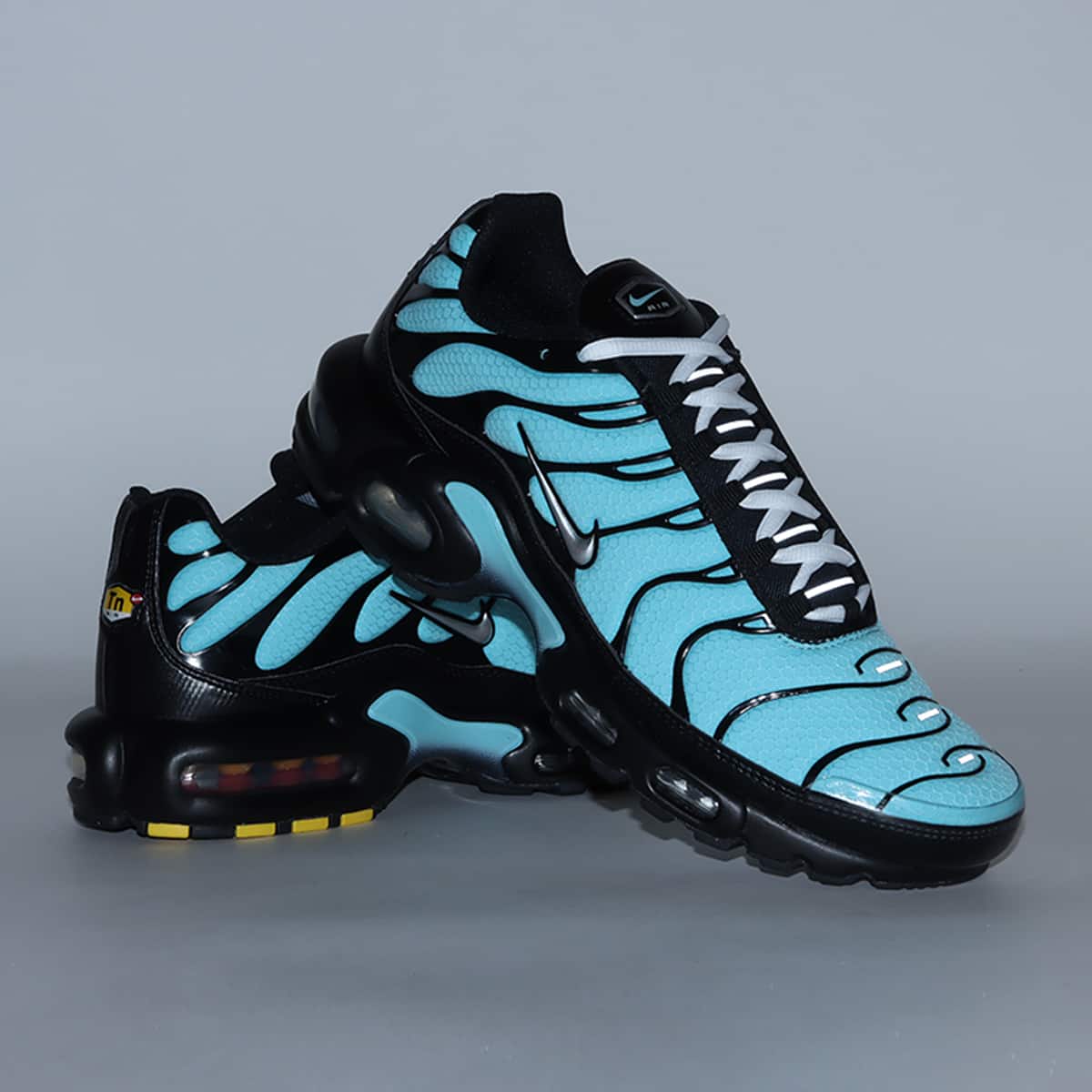 NIKE AIR MAX PLUS AQUA/METALLIC SILVER-BLACK-WHITE（ナイキ エア
