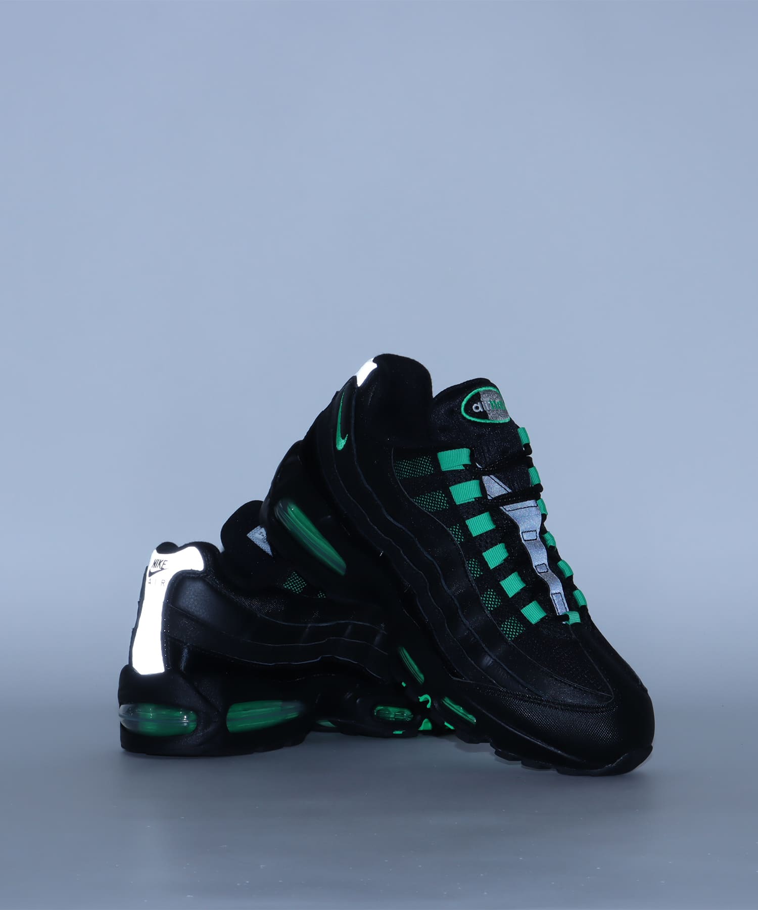 NIKE AIR MAX 95 OG BLACK/GREEN SHOCK-BLACK-PEARL GREY（ナイキ エア