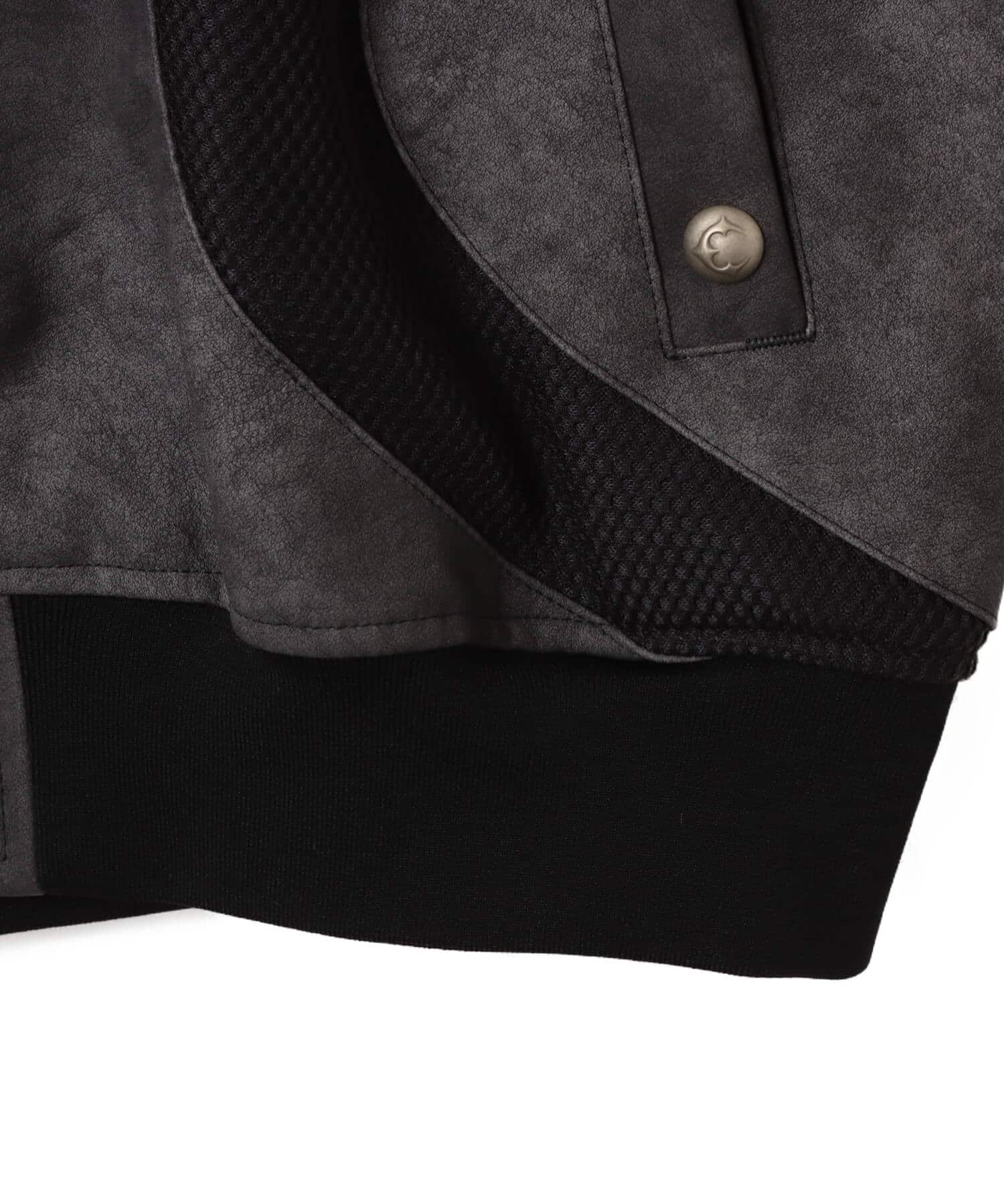 adidas THUG CLUB TEAMGEIST FAUX LEATHER JACKET ブラック