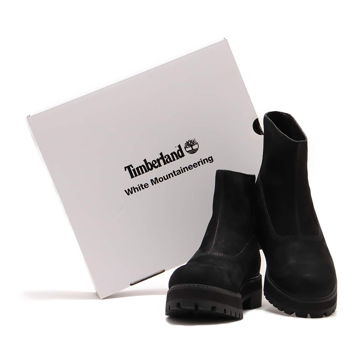 WHITE MOUNTAINEERING x TIMBERLAND 'MID ZIP UP BOOTS' BLACK