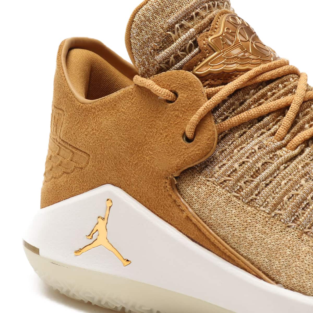 JORDAN BRAND AIR JORDAN XXXII LOW PF GOLDEN HARVEST/METALLIC GOLD