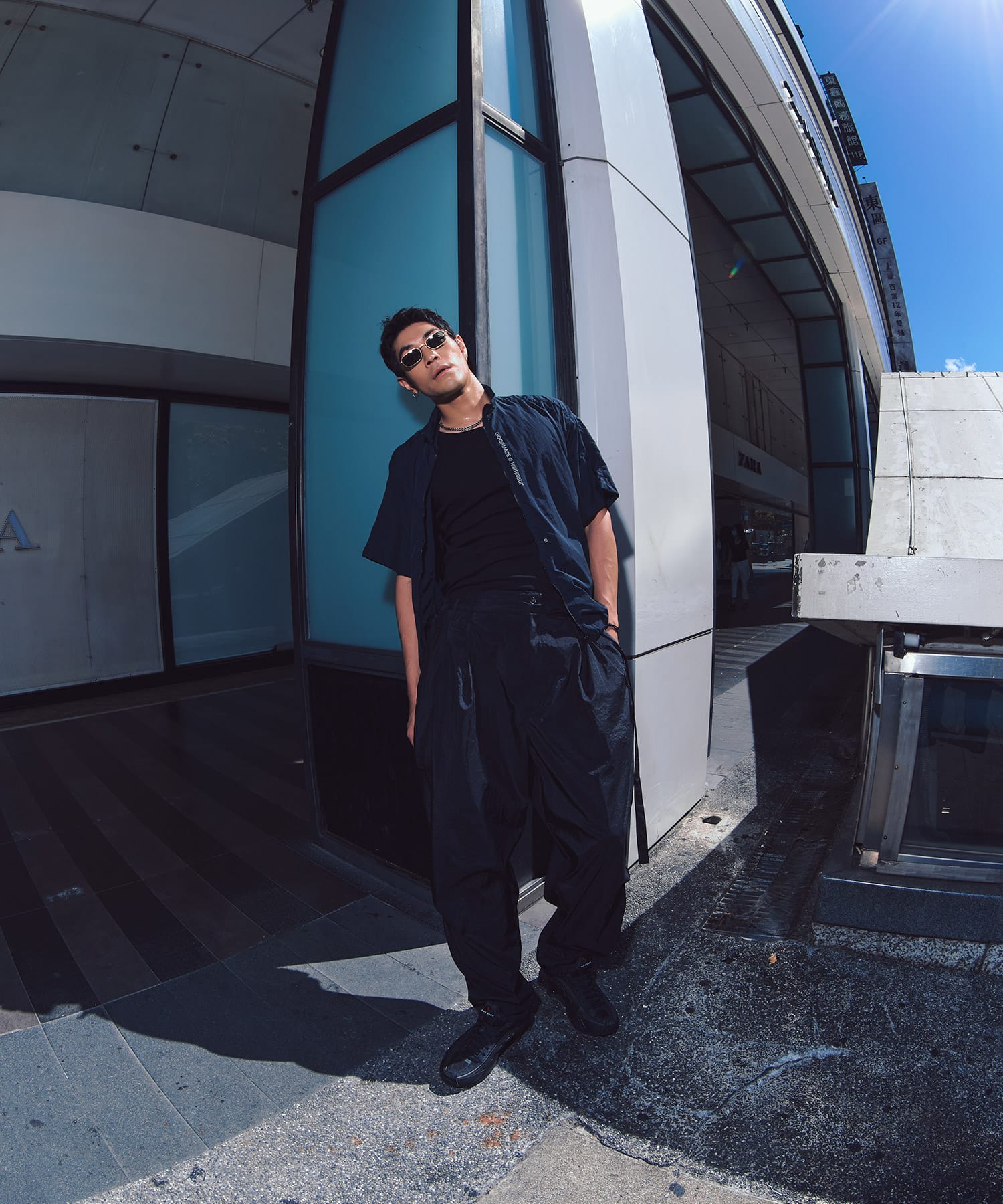 GOOPiMADE x TIGHTBOOTH Tech Uniform Zip Shirt SHADOW（グーピー