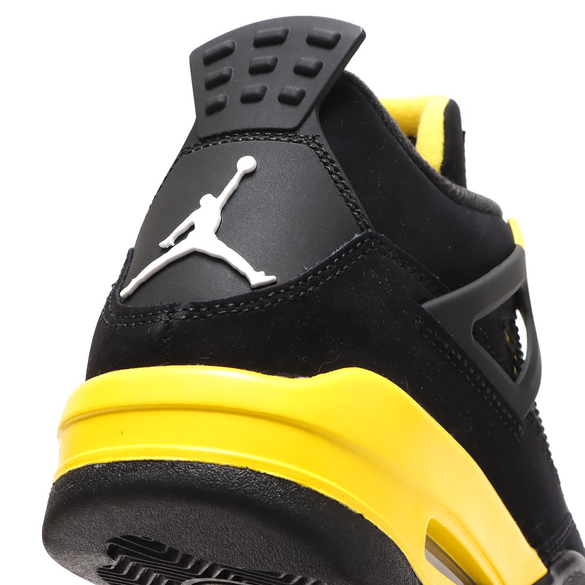 JORDAN BRAND AIR JORDAN 4 RETRO GS BLACK/WHITE-TOUR YELLOW 23SU-I