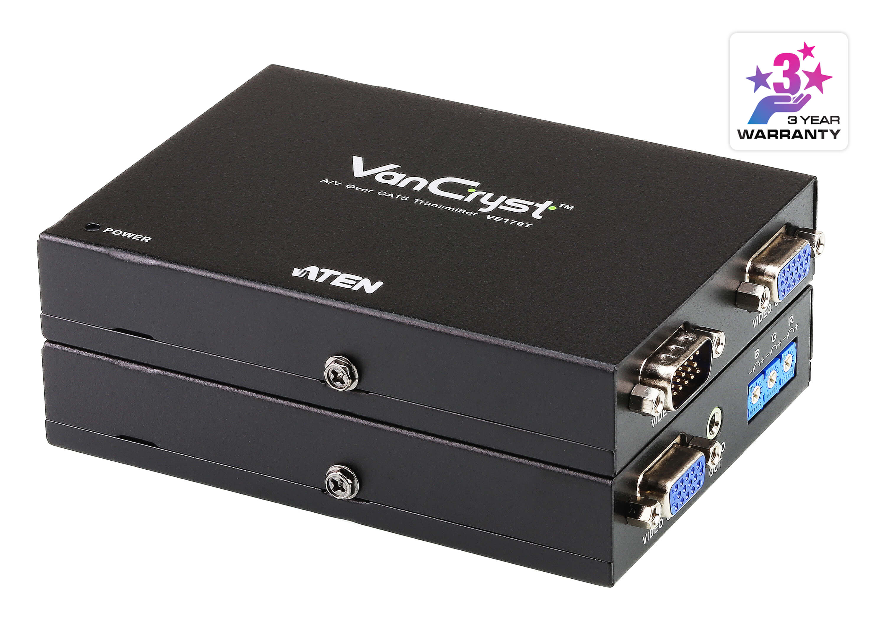 VGA / Audio Cat 5 Extender (1280 x 1024@300m) - VE170Q, ATEN Video