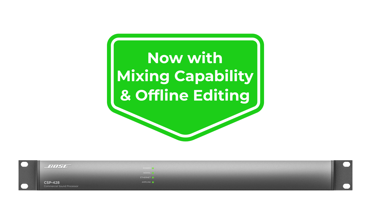 CSP-428 commercial sound processor | Bose Professional