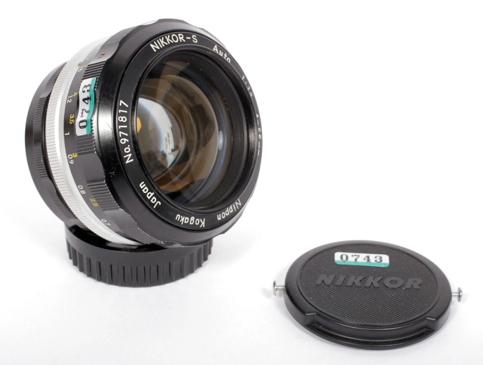 Nikon Nikkor-S 55mm F1.2 NON-AI lens #0743 | CatLABS