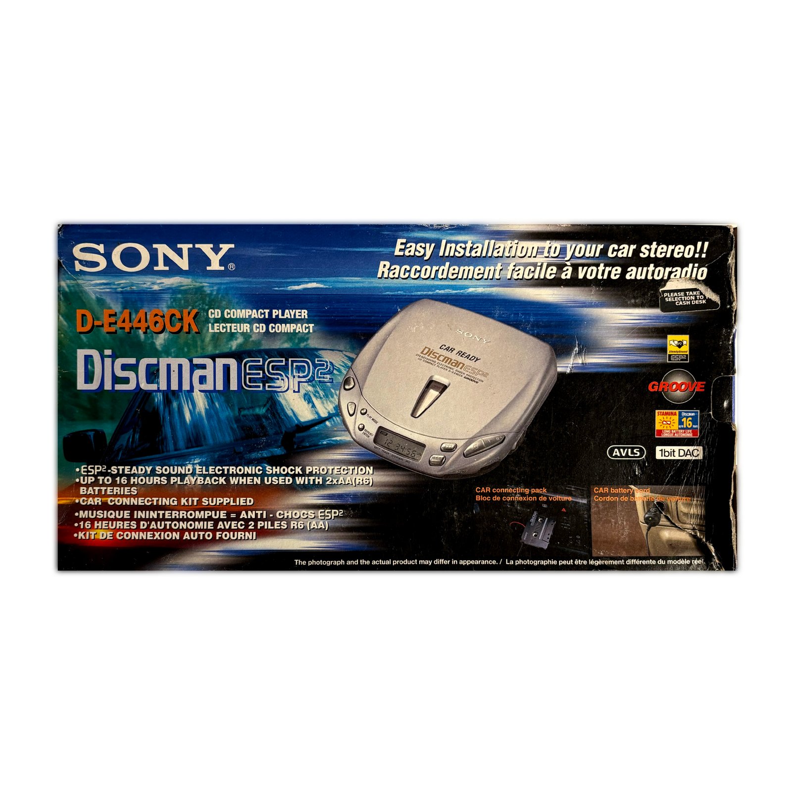 Sony Discman D-E446CK CD Player | Wolf Tapes