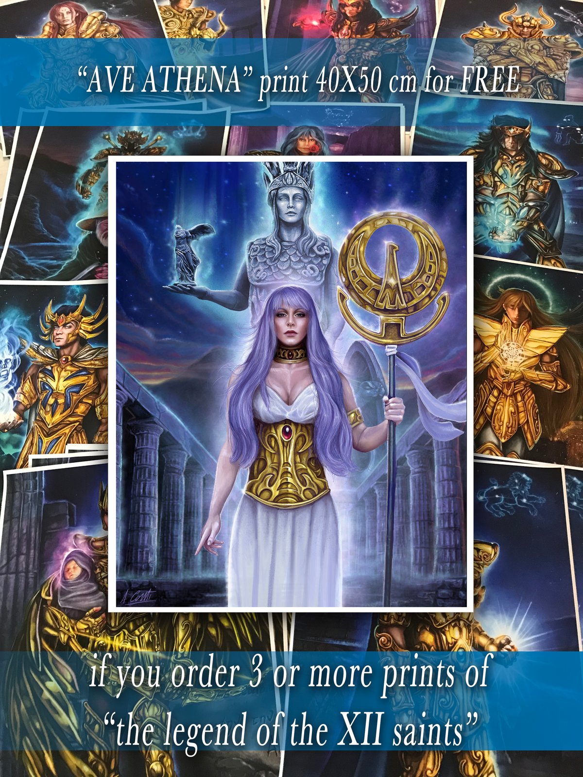 IKKI - Phoenix limited ed. of 30 A2(59,4x42) prints on 400gr. fine