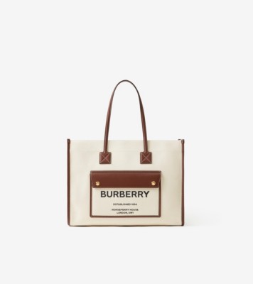 スモール フレヤトート (ナチュラル／タン) - ウィメンズ, キャンバス