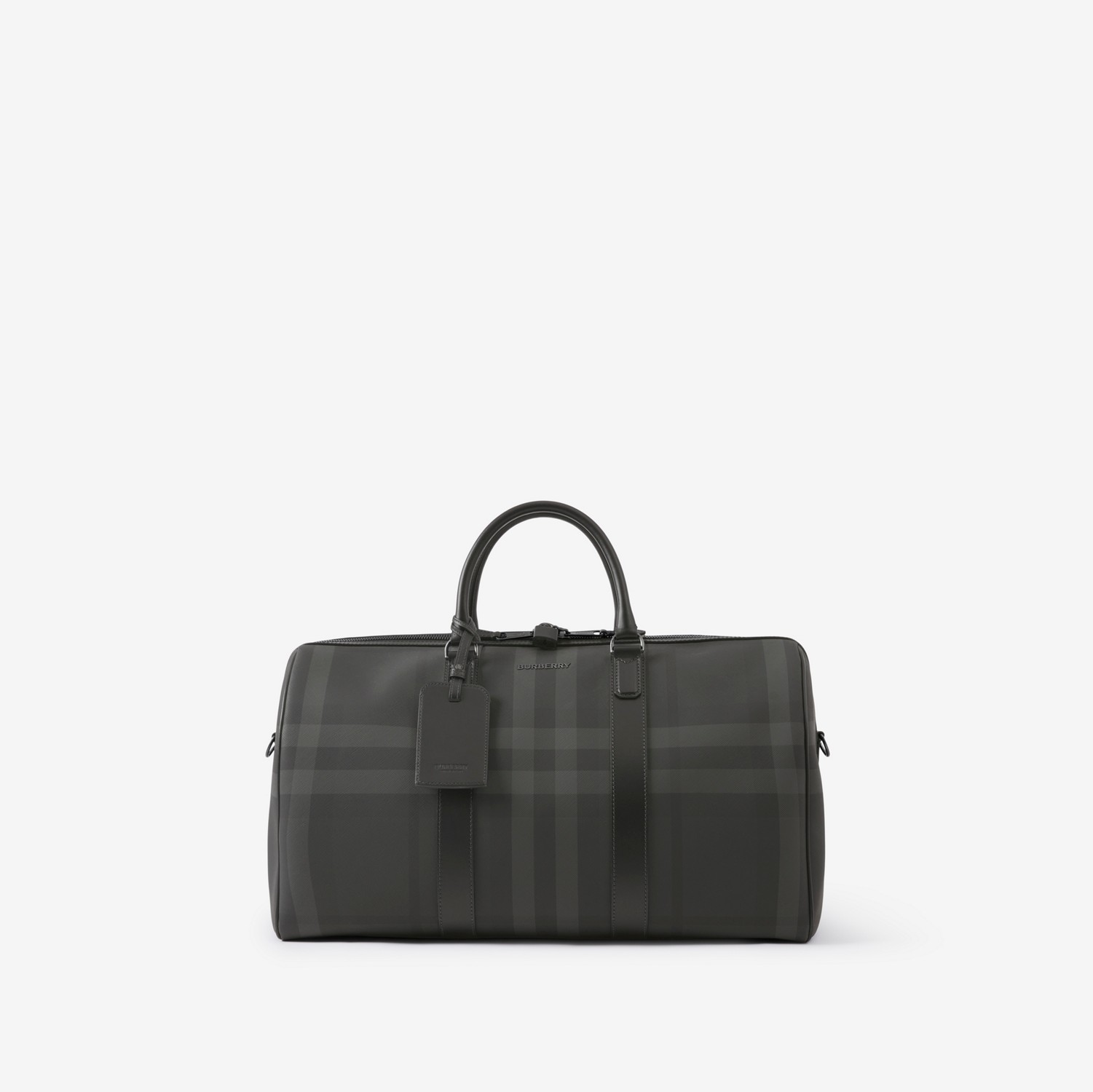 Boston Holdall in Charcoal - Men, Canvas | Burberry® Official