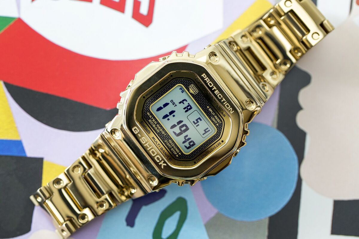 Gold Casio G-Shock GMW-B5000 Full Metal Review - Bloomberg