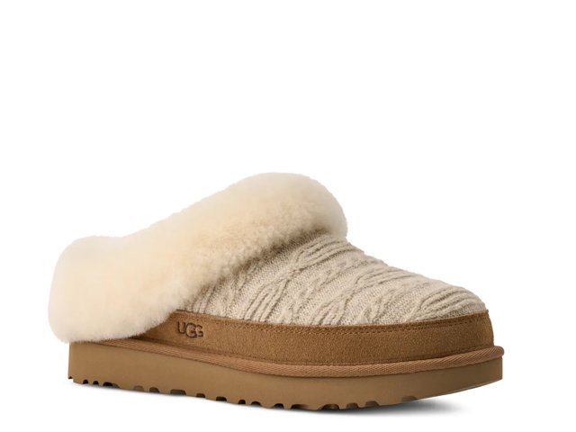 UGG Cluggette Cabelle Knit Slipper - Women's - Free Shipping | DSW