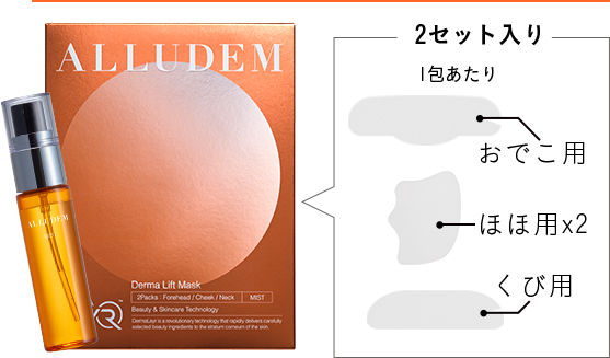 ALLU DEMアリュデム ダーマリフトマスク セット ALLUDEM(アリュデム