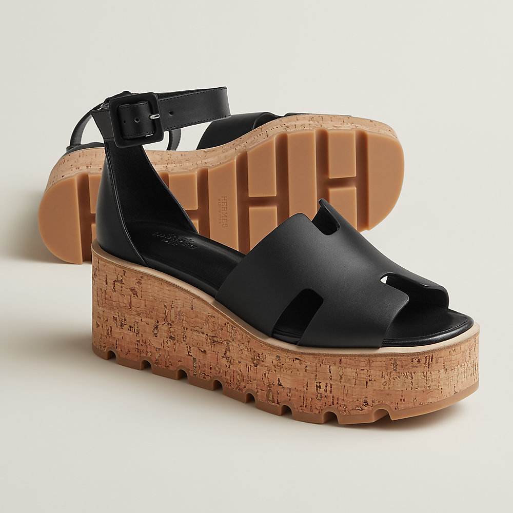 サンダル 《リュス》 30 - ブラック | Hermès - エルメス-公式サイト