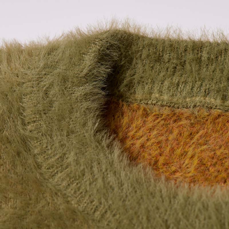 SUNANEKO Mohair Touch Knit (Moss Green) - ZUTOMAYO MART