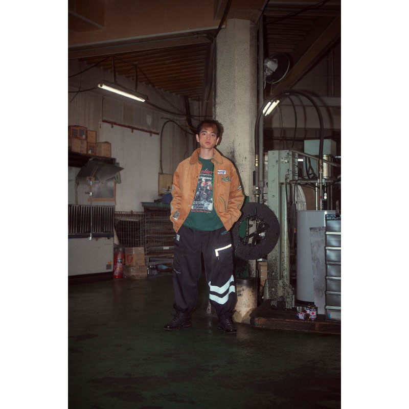 Corduroy Wappen Jacket (Caramel) - ZUTOMAYO MART