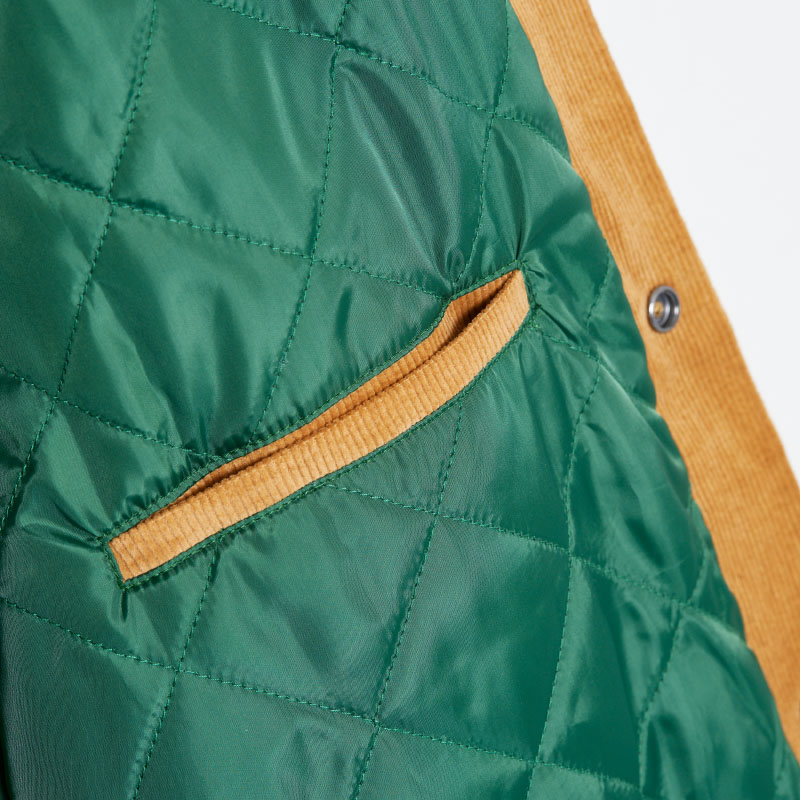 Corduroy Wappen Jacket (Caramel) - ZUTOMAYO MART