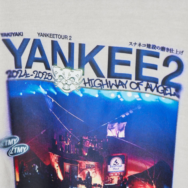 YAKIYAKI YANKEE TOUR2 Tee (Gray) - ZUTOMAYO MART