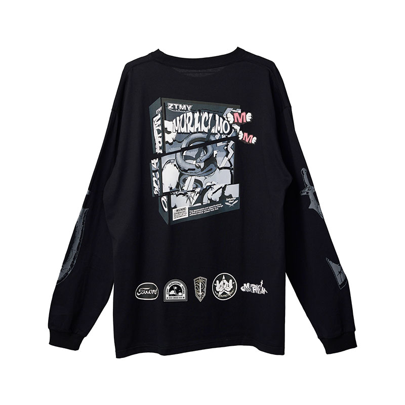 MURAKUMO TECHNO LongTee (Black) - ZUTOMAYO MART