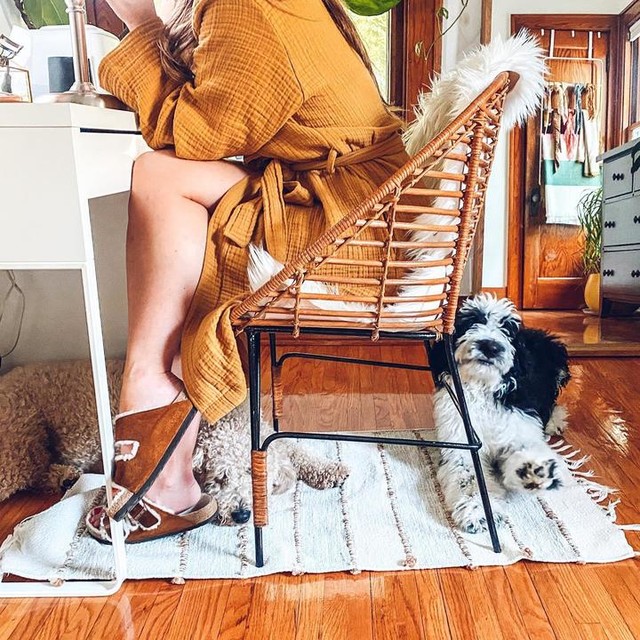 Arizona Shearling / アリゾナ シアリング」（スエードレザー、ミンク