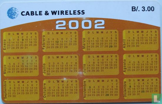 Calendar 2002 (2001) - Cable & Wireless - LastDodo