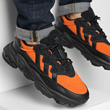 adidas - Baskets Ozweego TR ID9828 Orange Core Black Grey Six - Ryses