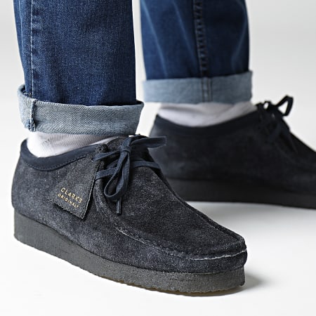 Clarks - Chaussures Wallabee Ink Hairy Suede - Ryses