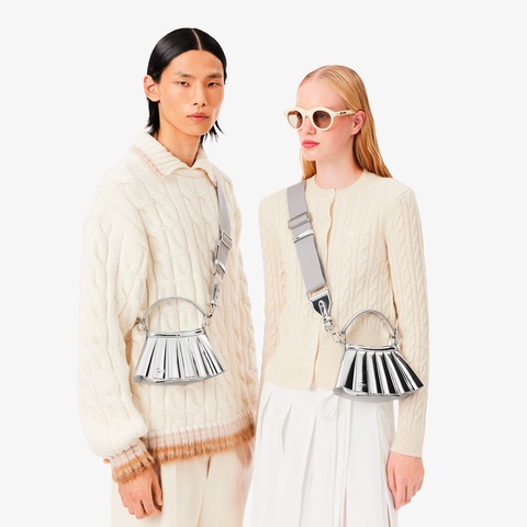 FW25 Fashion Show』ランラン シルバーミラーレザーミニショルダー