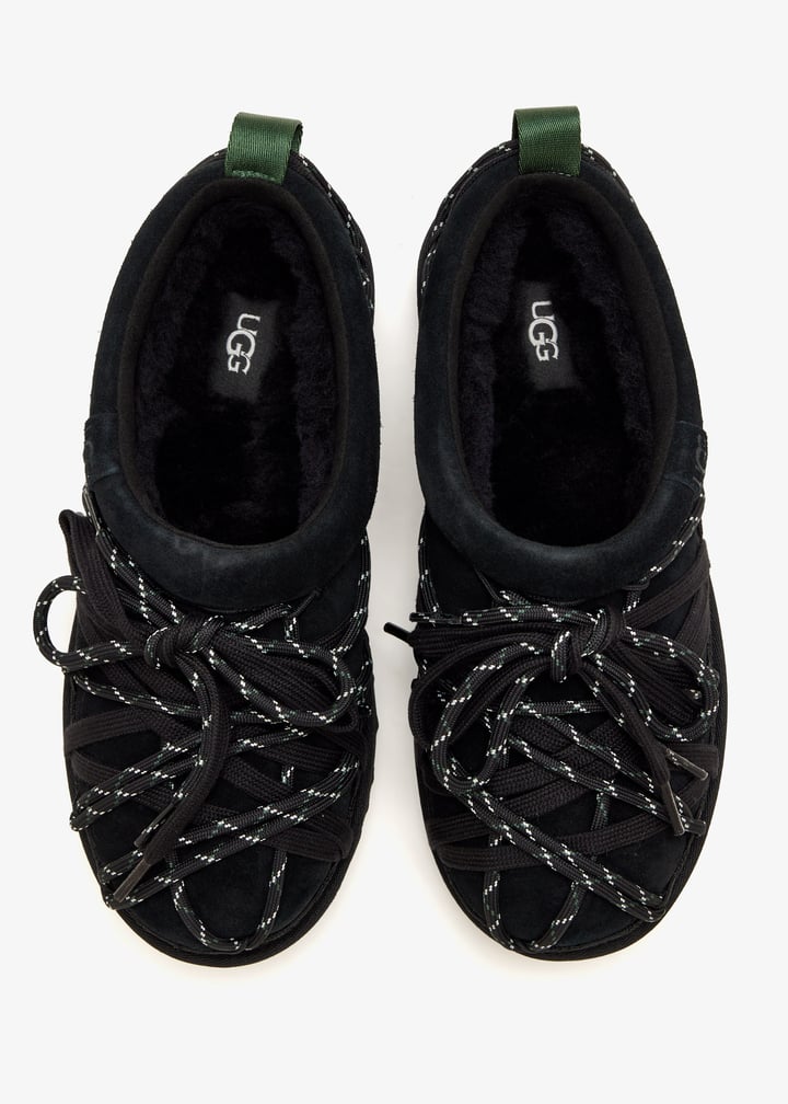 UGG Tasman Lace slippers for Women - Black in KSA | Level Shoes