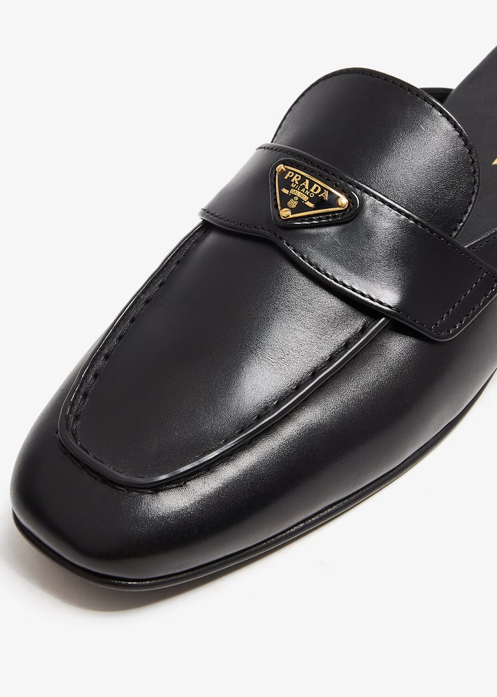 Prada Leather mules for Women - Black in UAE | Level Shoes