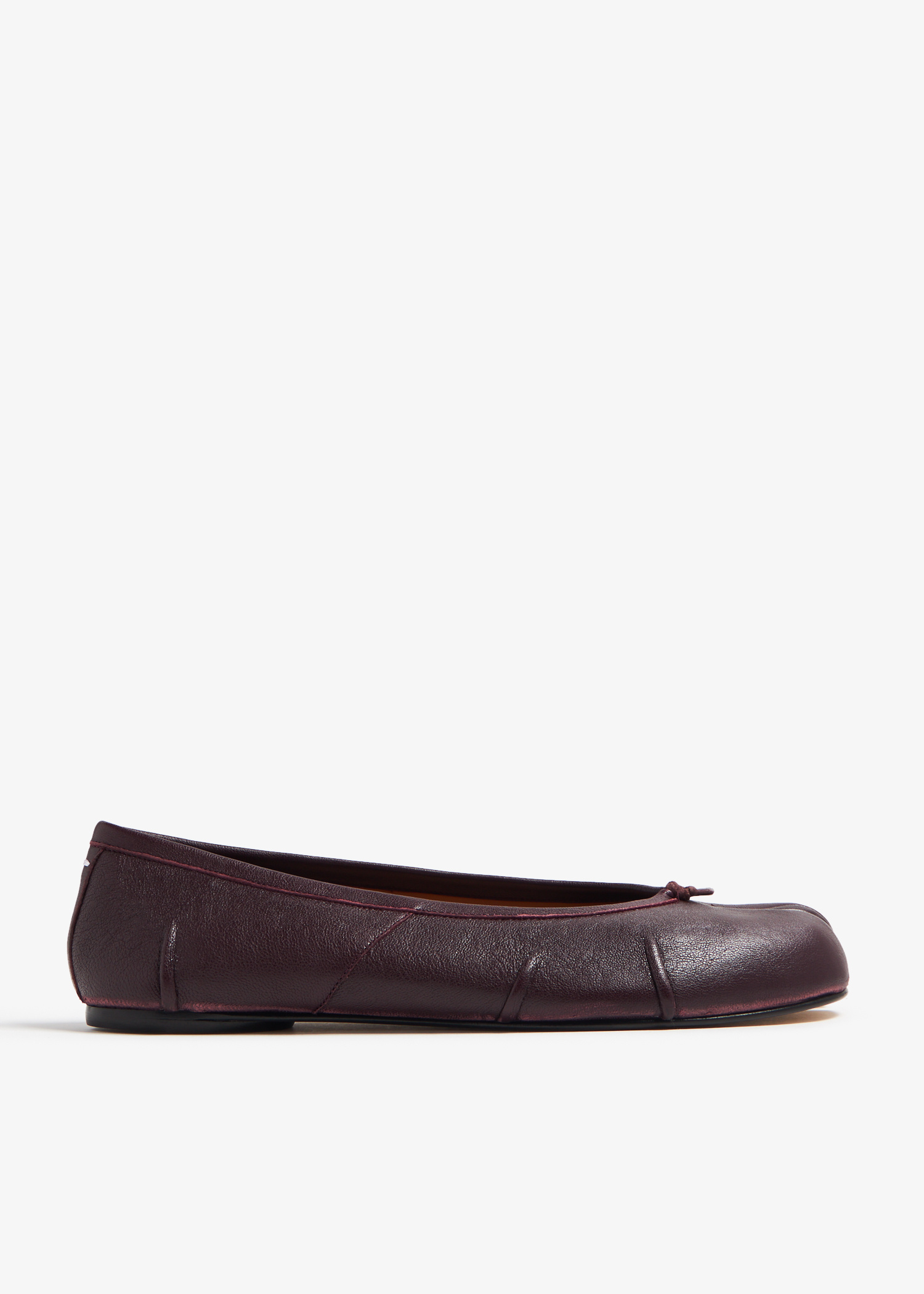 Maison Margiela Tabi ballerinas for Women - Burgundy in USA