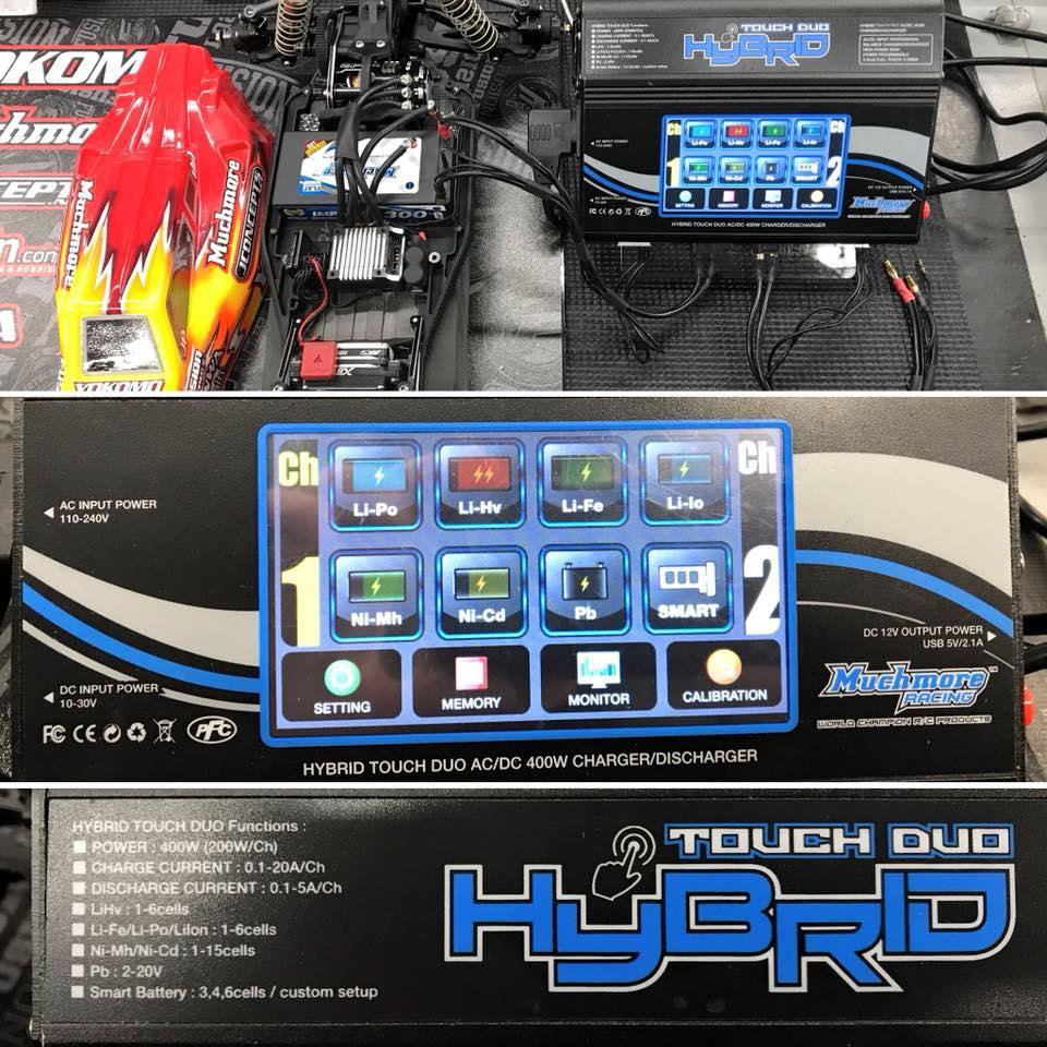 LiveRC - First look at new Muchmore Racing USA HYBRID Touch Duo AC