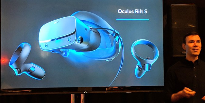 Oculusが新VRヘッドセット「Rift S」発表 外部センサー不要、49,800円