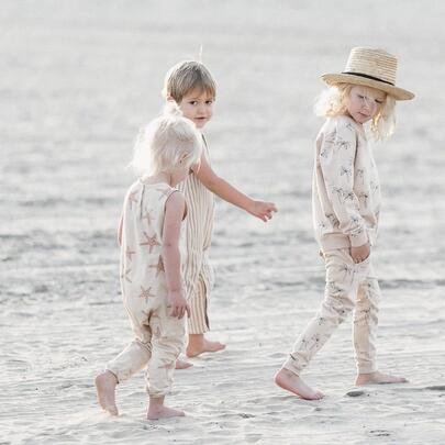 Gingham Bubble Romper, Brown, Cream - Rylee + Cru Rompers | Maisonette