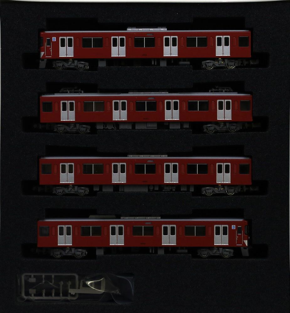 西武9000系（多摩湖線 赤色）4両編成セット（動力付き） 【グリーン