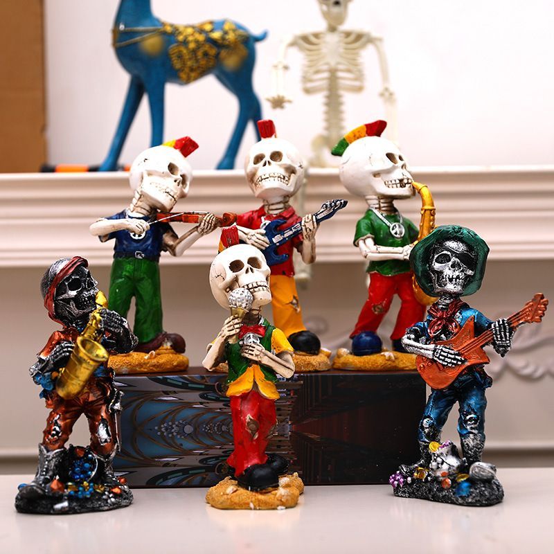 置物 装飾品 人形 フィギュア ミュージシャン ギタリスト 楽器演奏