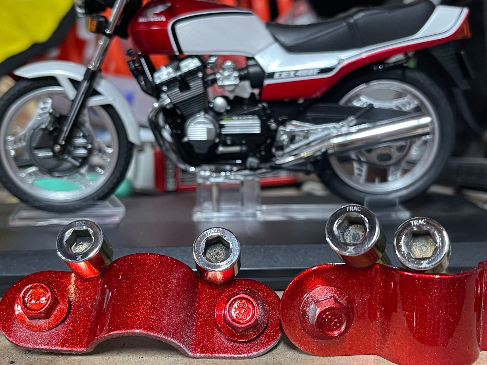 CBX400F CBX550F TRAC アンチノーズダイブ フロントフォーク 最高級