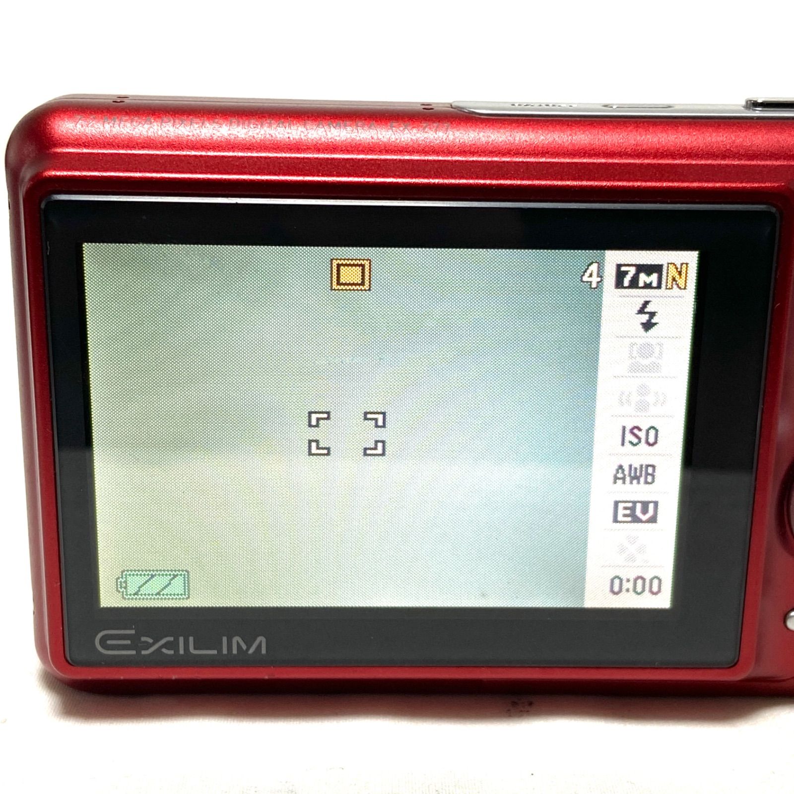 CASIO EXILIM EX-Z77 レッド コンパクトデジタルカメラ コンデジ