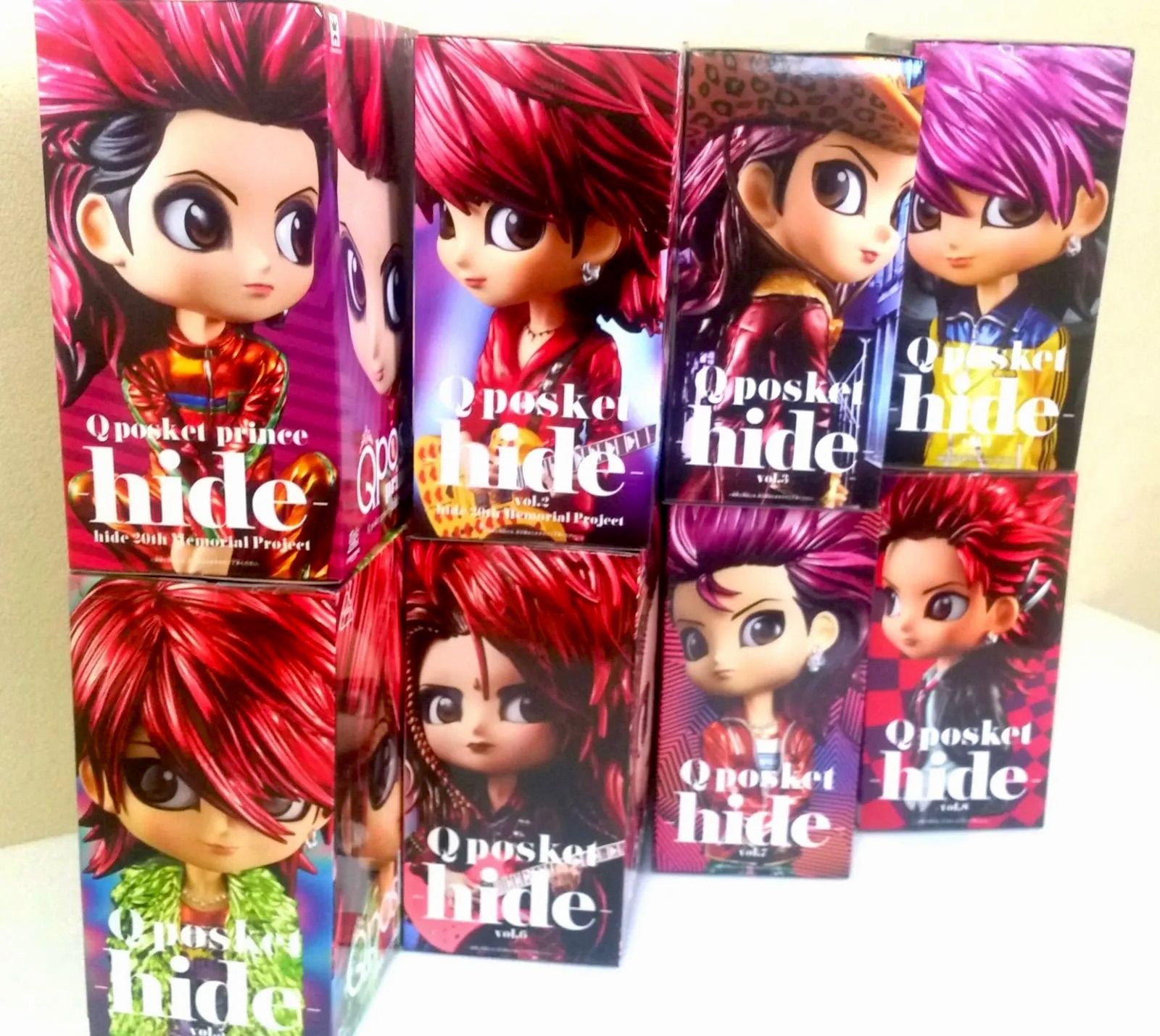 8点ｺﾝﾌﾟ】Q posket hide vol.1～ 8 ヒデ メタリック - メルカリ