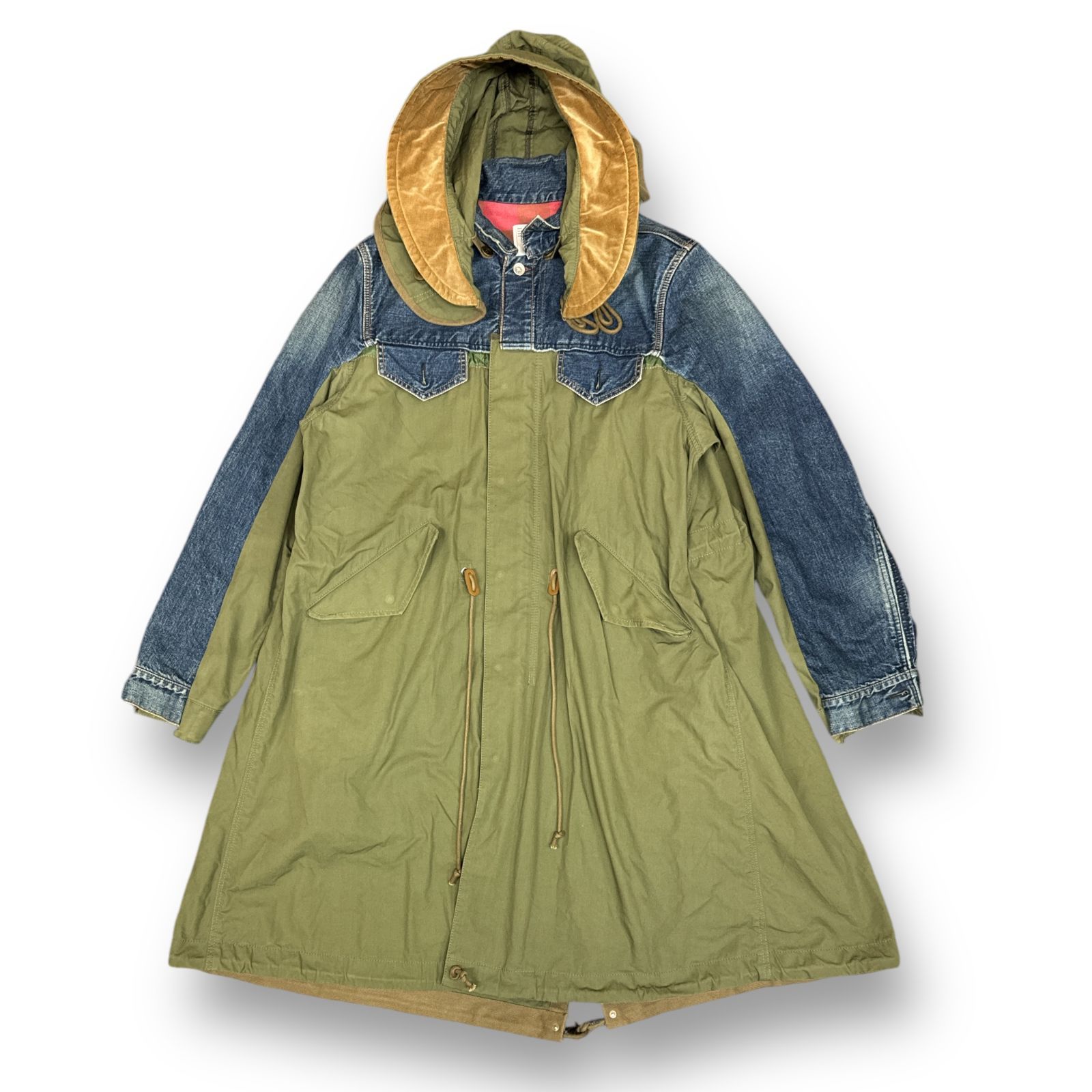 sacai 19AW DENIM DOCKING MODS COAT デニム ドッキング 再構築