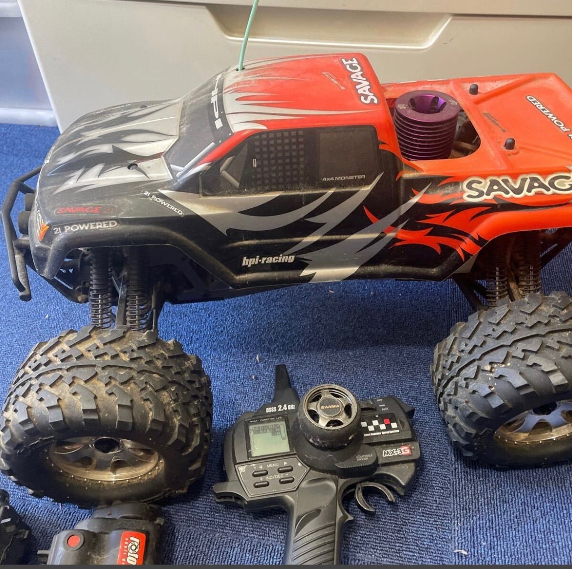 HPI SAVAGE サベージ ラジコン エンジンカー モンスタートラック 動作