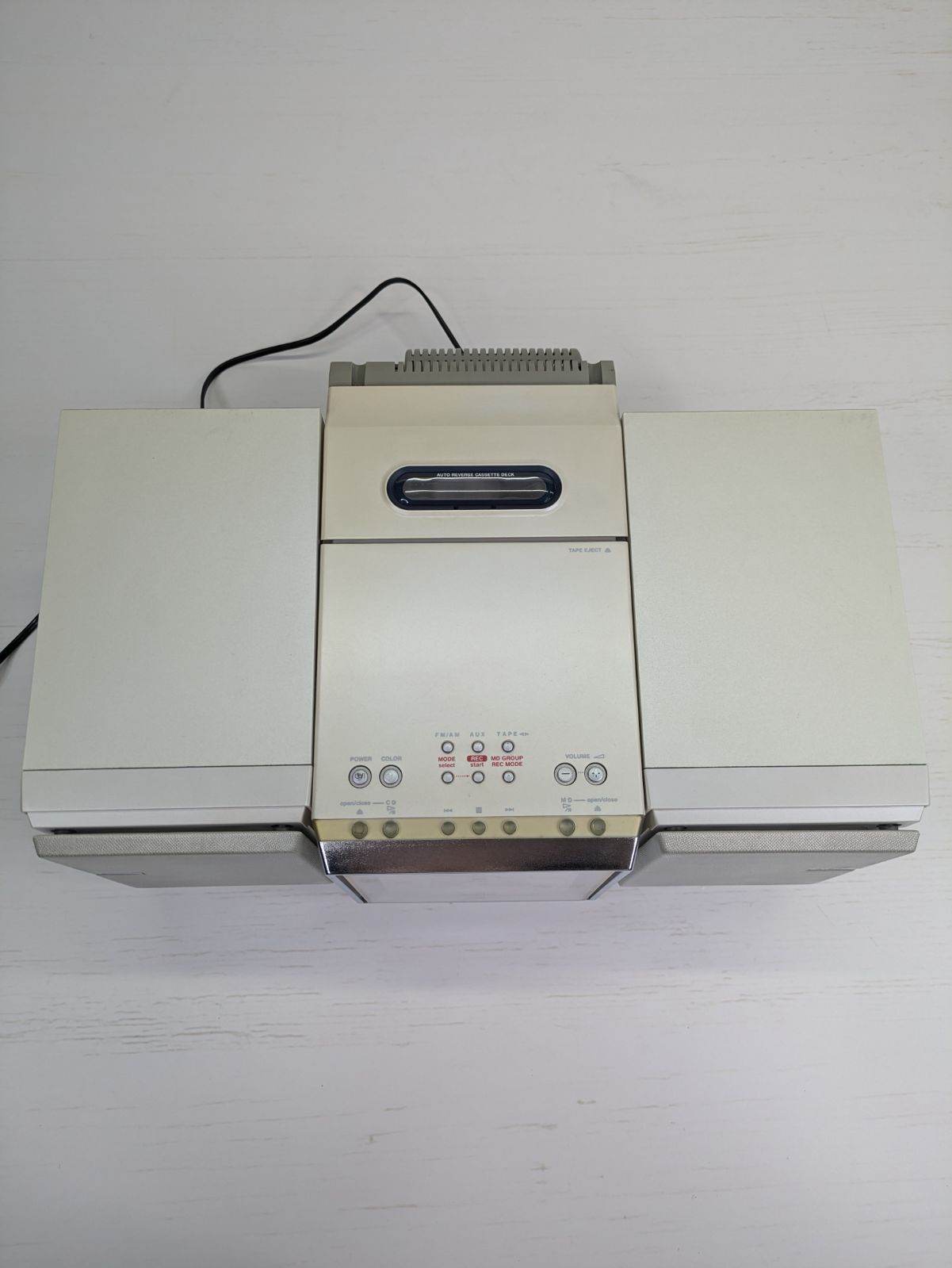 動作確認済み】Victor・ビクター・UX-F70MD-W・CDコンポ・MD・ラジオ